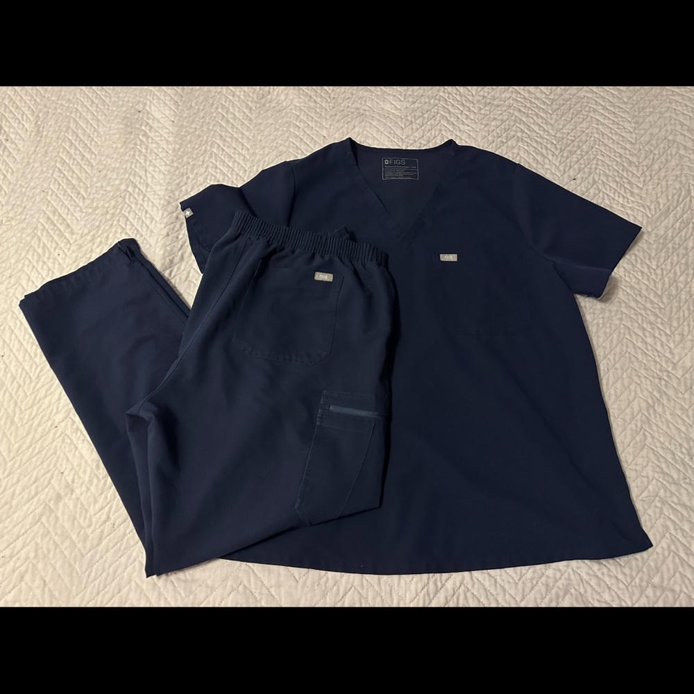 Navy Scrub Set XXL/XL